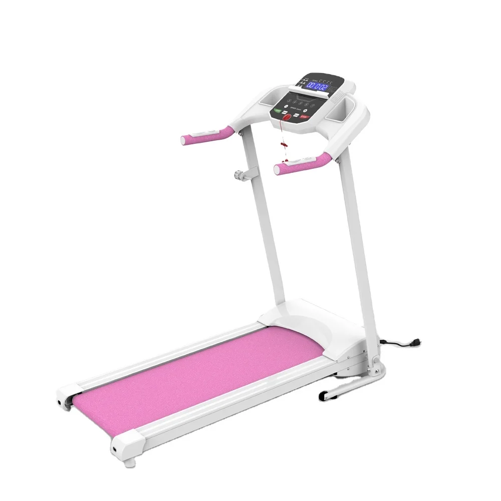 

STLF Pink Electric Folding Treadmill Home Gym Equipment Body Shaping Indoor Walking Pad Treadmill New Slim Under Desk Walking Pa