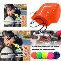 Flexible Dustproofed Cap For Underwater Side Mounted Bottles Durability Silicones Diving Equipment JOME
