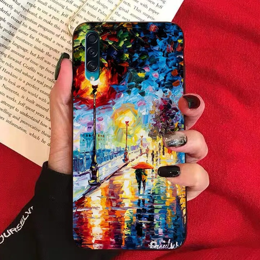 L-Leonid Oil A-Afremov Painting Phone Case For Samsung A 10 11 12 13 20 21 22 30 31 32 40 51 52 53 70 71 72 73 91 13 shell