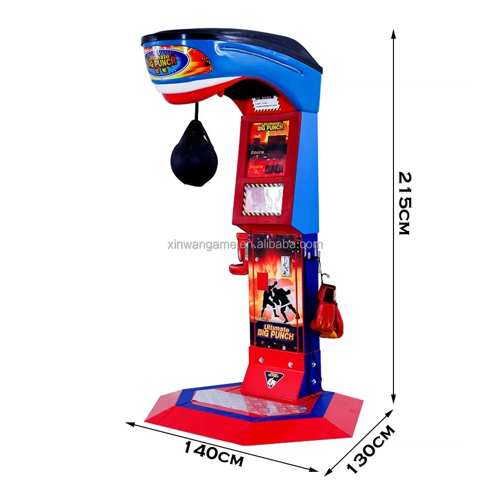 Newly Upgraded Fitness Super Blasting King Large Entertainment Coin-operated Arcade Games Children's Fun Sports Fist Strength M