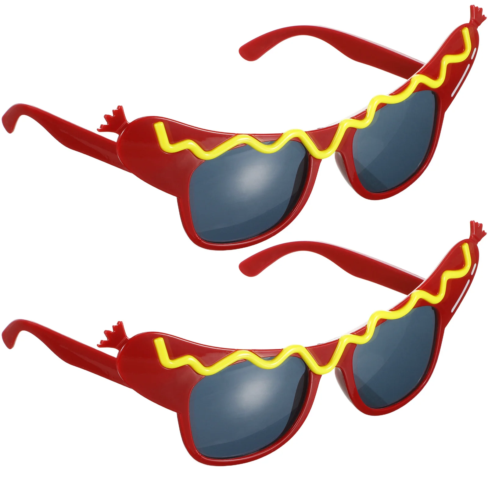 

2pcs Funny Glasses Party Eyeglasses Unique Style Costume Accessories Lightweight Practical Party Supplies Photo Booth Props