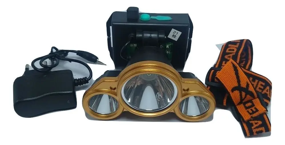 Kırgıl V3913 rechargable Power Led 3'lü Head Lamp