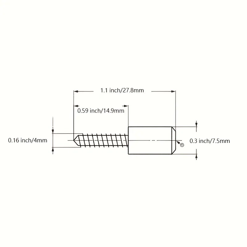 20Pcs Support Multifunction Fixed Cabinet Rack Nail Self-Tapping Integrated Screw Clapboard Holder Laminate Support Nail