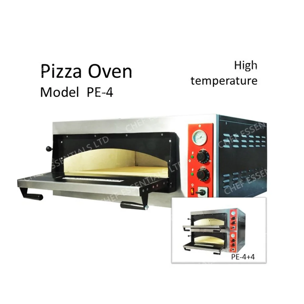 Commercial Deck Pizza Oven 500C Good Quality Toaster Oven 7.5Kw Electric Large Size Oven Pizza Machine