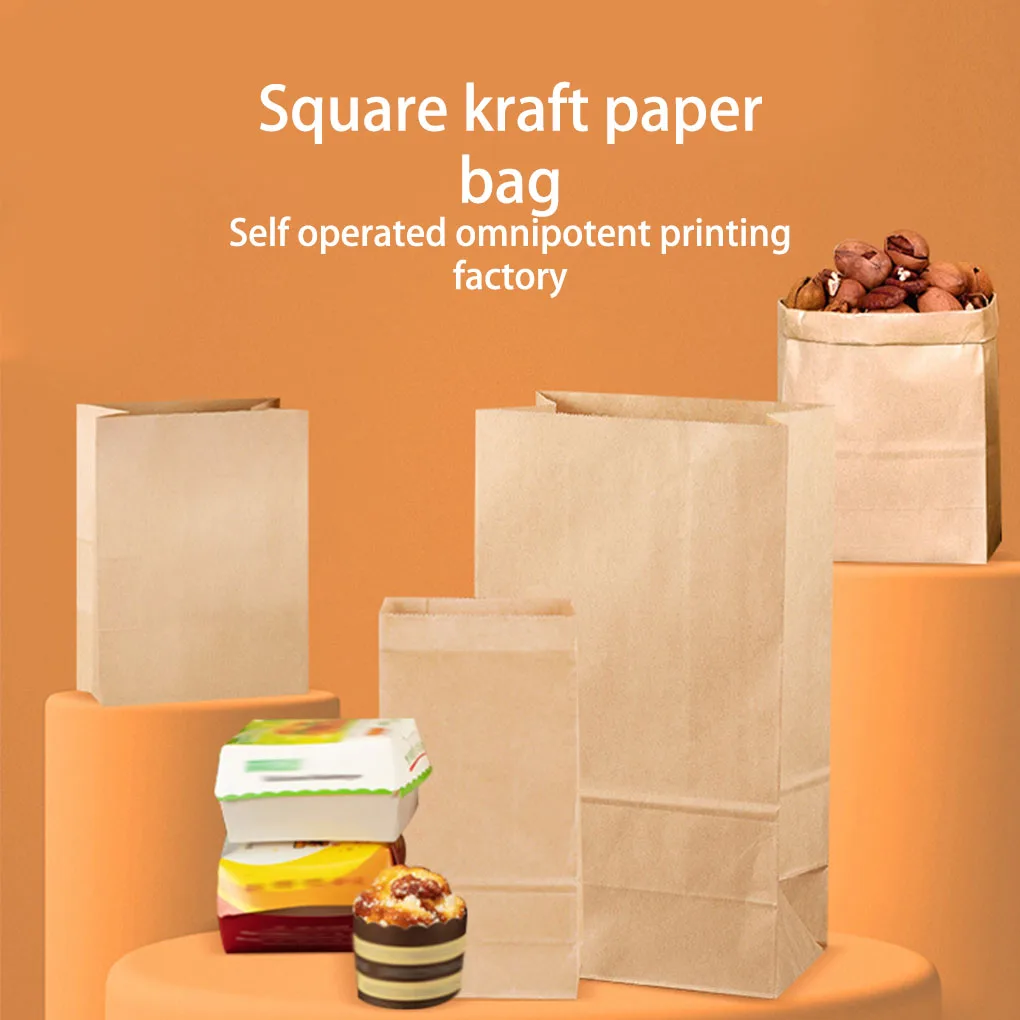Toast Bread Storage Bag Paper Loaf Pocket Multi-purpose Cookies Biscuit Food Organizing Pouch Packing Bags Restaurant