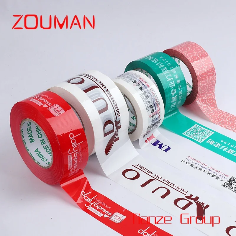 Custom , Private  High Quality Adhesive Tape  Black Shipping Packaging Tape With Logo Printed