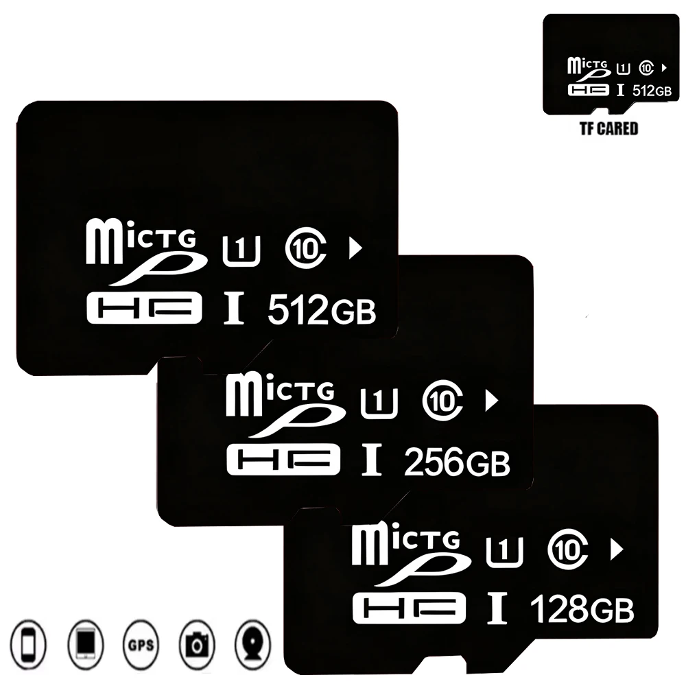 Tarjeta de Memoria Móvil, Tarjeta SD, Mini Tarjeta TF, 4GB 8GB 16GB 32GB 64GB 128GB, Tarjeta SD para Cámara CCTV