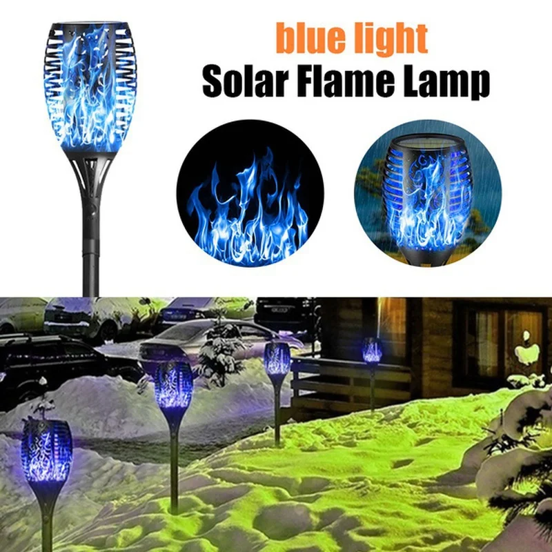 

High Quality Ip65 Waterproof Outdoor Led Landscape Courtyard Light Solar Flickering Flame Torch Light Garden Decoratio