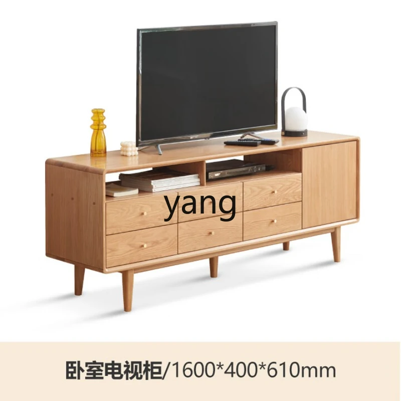 

TGF solid wood bedroom TV cabinet living room locker modern simple oak environmental protection cabinet