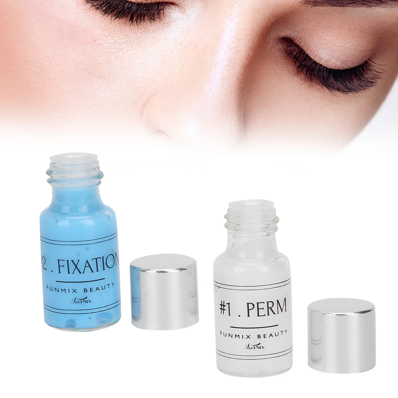 Eyelash Perming Liquid Lash  Kit Professional Eyelash Perming Agent Lash Fixing Agent Liquid Eyelash Perming Kit Makeup Tool