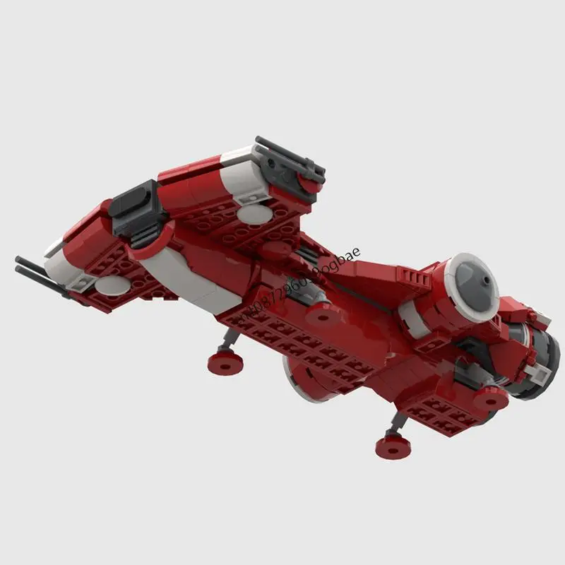 498PCS Beroemde ruimte Film Rendili Defender-Klasse Licht Corvette model DIY creatieve ideeën Kind Speelgoed Montage Puzzel verjaardagscadeau