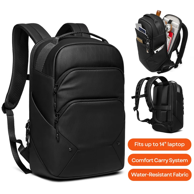 Expandable Travel Backpack 20 Inch Carry on Luggage Extra Space Multi Compartment Travel Daypack for Business and Outdoor