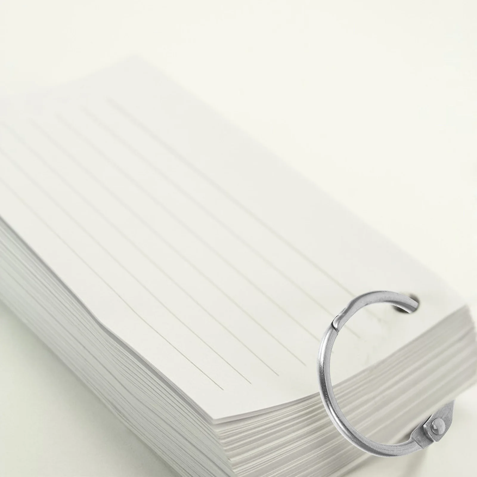 20 قطعة الطقات المعدنية ل الموثق الثقيلة فضفاضة ورقة خواتم ل ورقة ملزمة دفتر كليب خواتم كفاءة مكتب اللوازم المدرسية #6