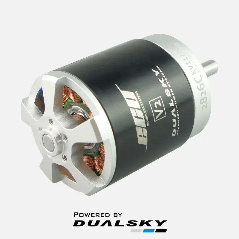 DUALSKY skrzydło fajne ECO2826C 720KV/850KV/1120KV zewnętrzny wirnik model samolotu puszczania samolotów silnik