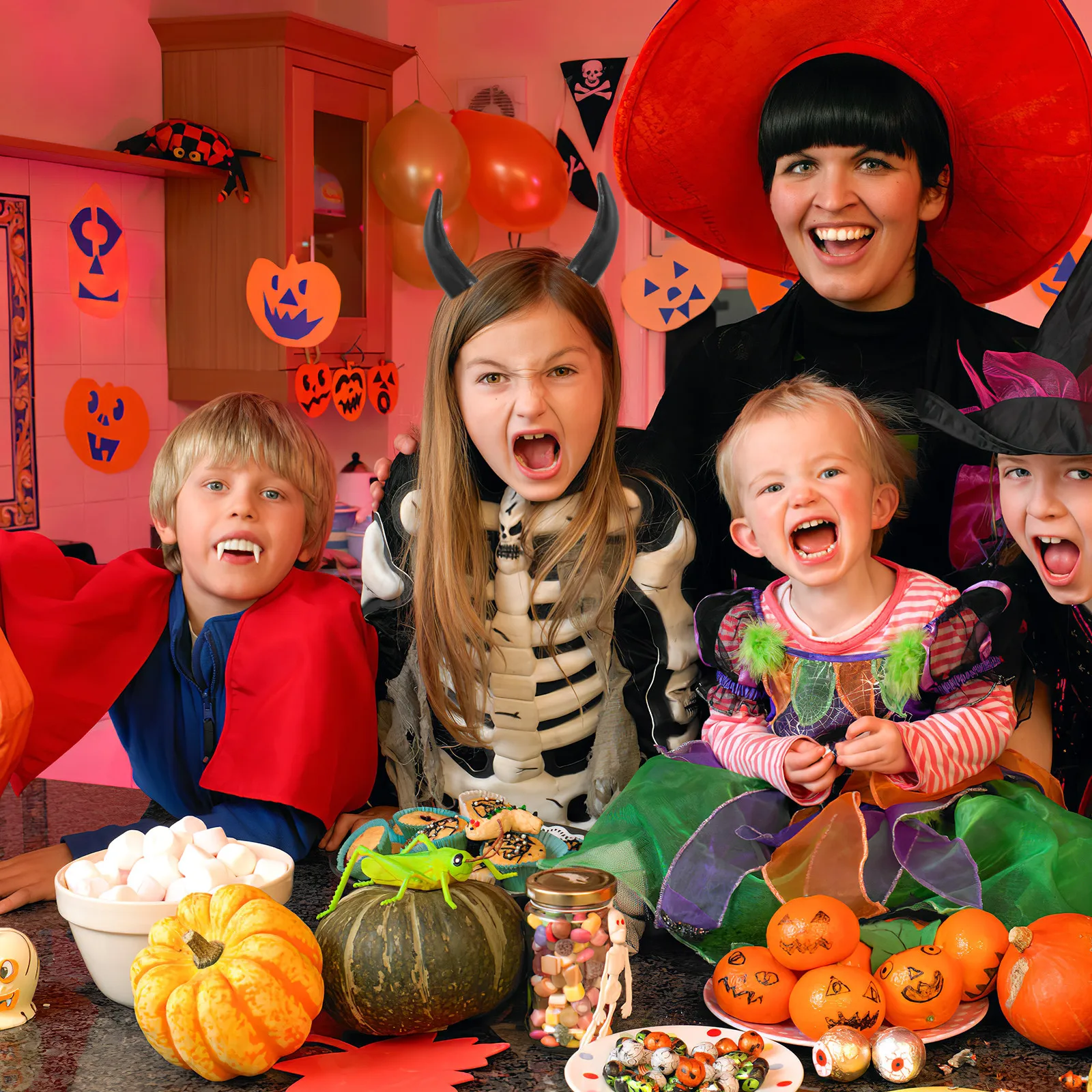 

1Pair Bull Horns Imitation Ox Horn Headband Halloween DIY Costume Party Hair Accessory Demon Horns Cosplay Halloween Headpiece