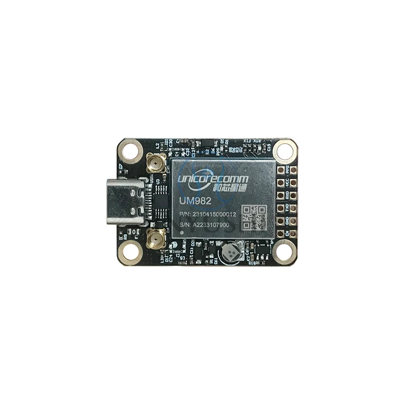 Imagem -02 - Placa Unicorecomm-core Em-982d1 Usb tipo c Módulo de Alta Precisão Posicionamento Rtk Gnss Gps Bds Glonass Galileo Um982