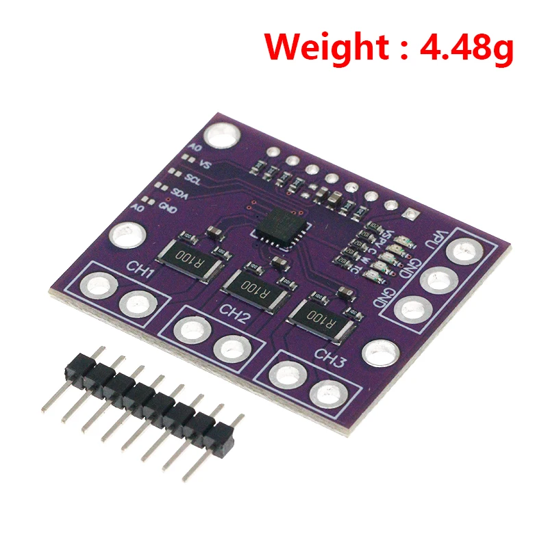 INA3221 module three-way bidirectional bus low/high side voltage/current/power monitor I2C