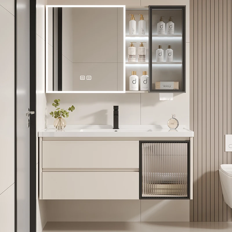 

n Room Decor Beauty Bathroom Cabinet Wooden Big Size Luxury Accent European Cheap Cupboard Space Saver Home Products n