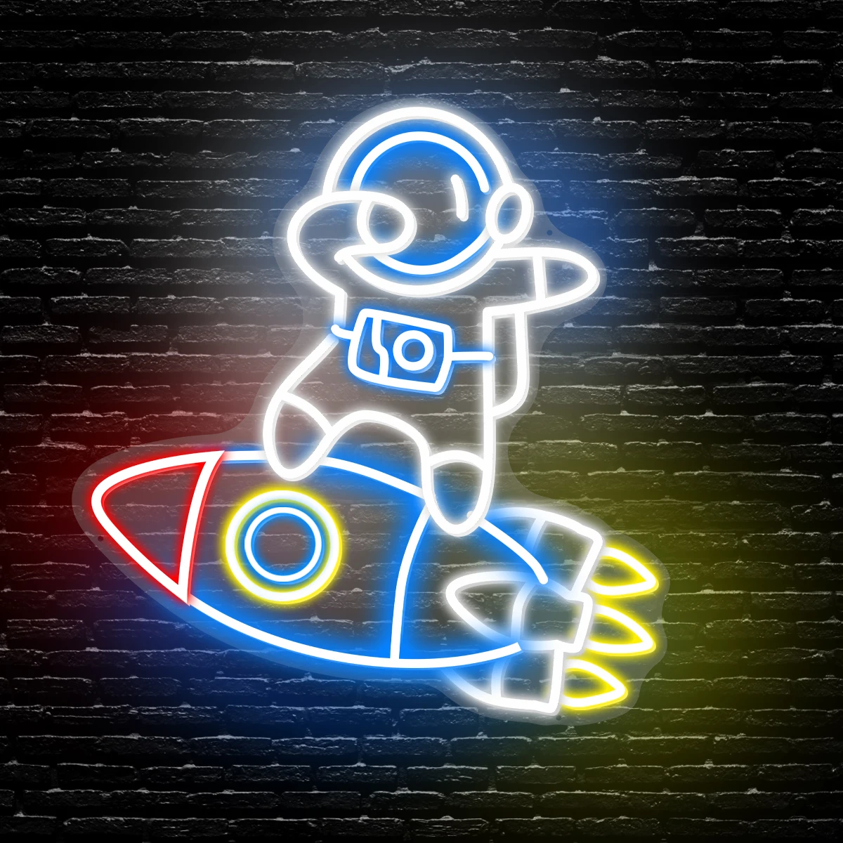 Astronauts a variety of models led neon sign suitable for science and technology museum shopping malls internet cafes decoration