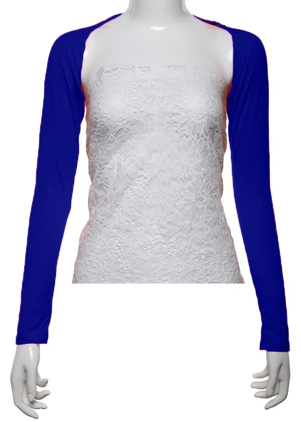 Le donne Musulmane vestito di Un Pezzo Lungo di Spalla Maniche Scialle Braccio di Copertura Scrollata di Spalle Crop Top Modale Bolero-Stile Islamico Hijab Accessori di modo