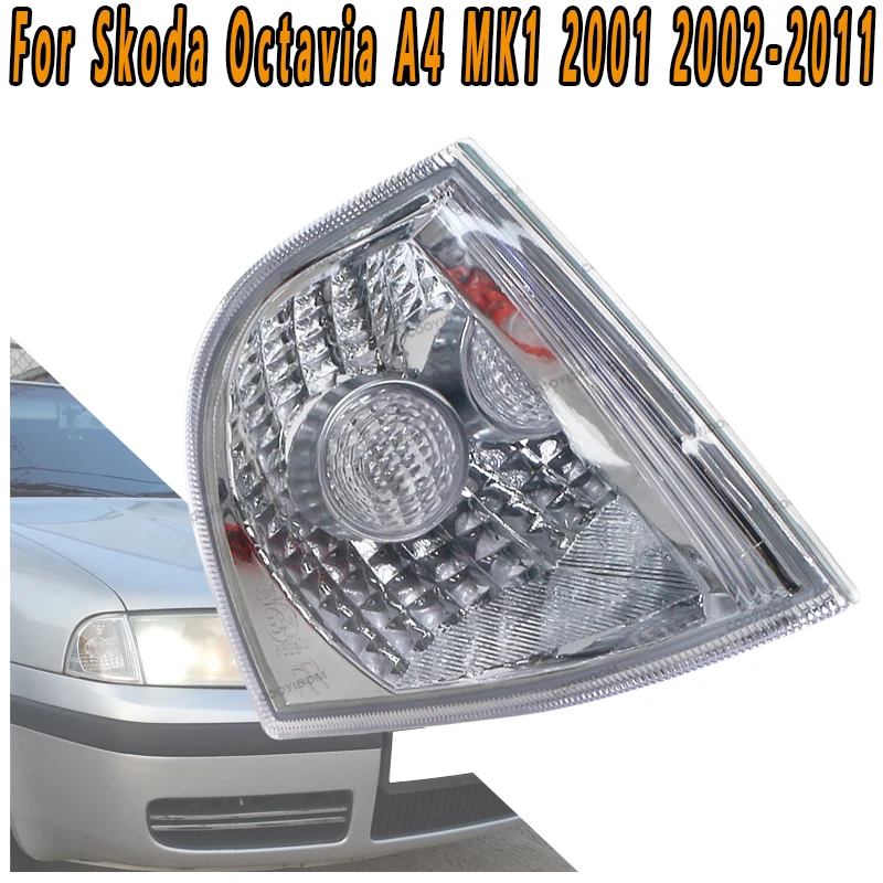 

For Skoda Octavia A4 1997 1998 1999-2011 Corner Light Turn Flashing Light Signal Light Front Bumper Light Accessories No Bulb