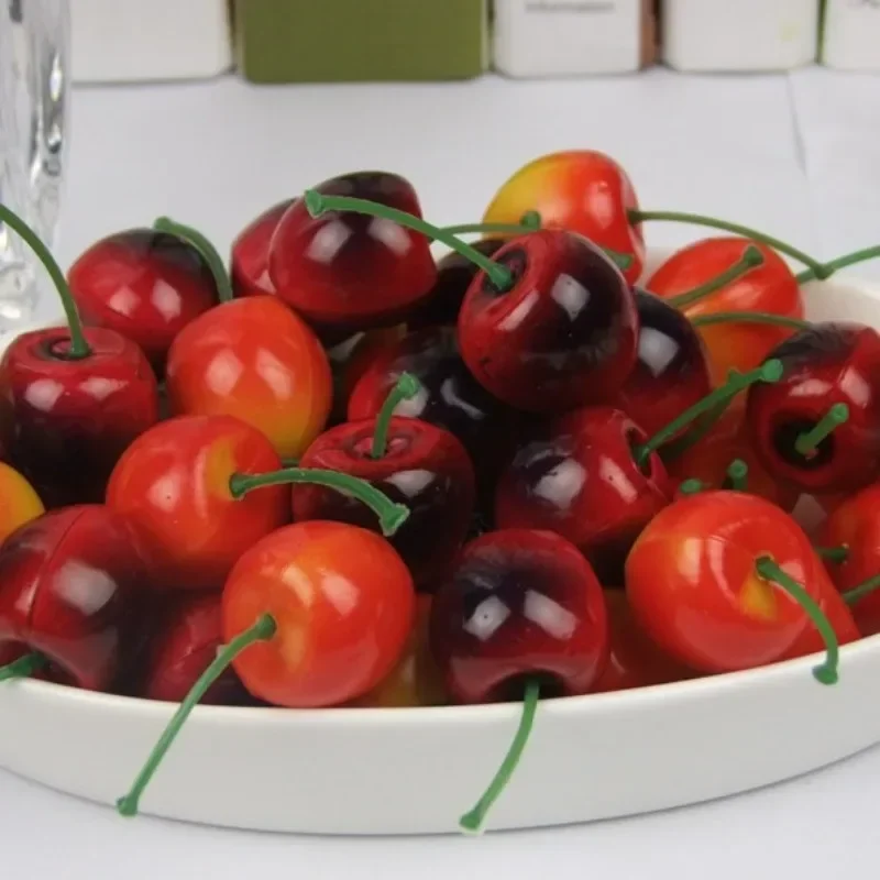 20Pcs Simulated Fruit Mini Small Fruit Model Simulated Fruit and Vegetable Set Fake Fruit Props Decorative Accessories