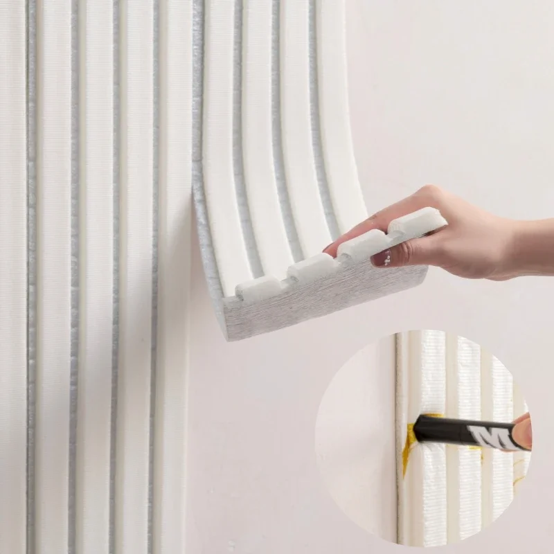 Thicken Foam Anti-Collision Self-Adhesive Wallpaper Home Decor 3d Full Wall PVC Peel&Stick Wall Panels for Bedroom Wall Cladding
