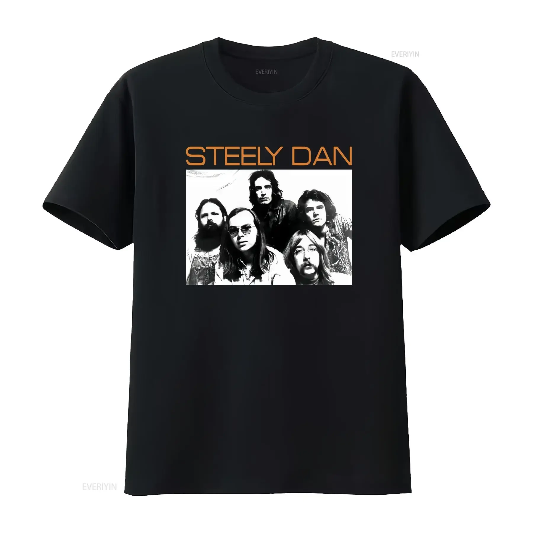 Steely Dan Classic 70s Rock Band Heavy Cotton T SHIRT S 3XL vintage Washed Versatile streetwear Slightly Breathable Unisex Soft