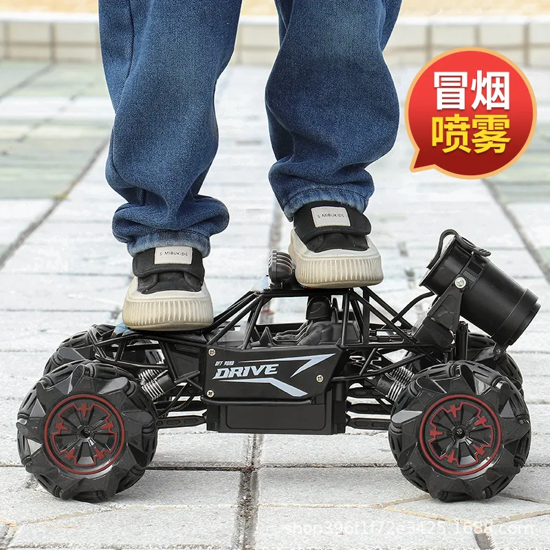 

New Six-wheel drive Racing Radio-controlled car Cross country Mountaineering spray RC Electric Vehicle Fall proof Boy Toy Gift