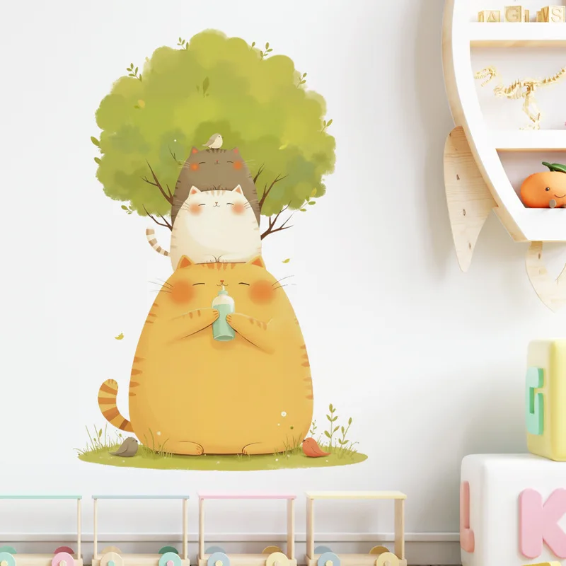 

Totoro Wall Sticker Cute Animal Decoration Bedroom Headboard Decoration Desk Stickers Self-Adhesive Removable