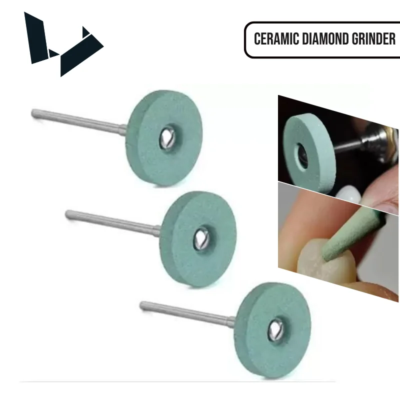 

Dental Ceramic Diamond Grinder Polish RA 2.35mm Coarse Rapid Grinding Polishing Dental Stones Wheel Grinder For Zirconia