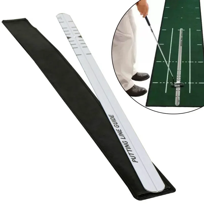 

Hot selling golf putting ruler for golf trainer putting line guide suitable for indoor/outdoor accessories