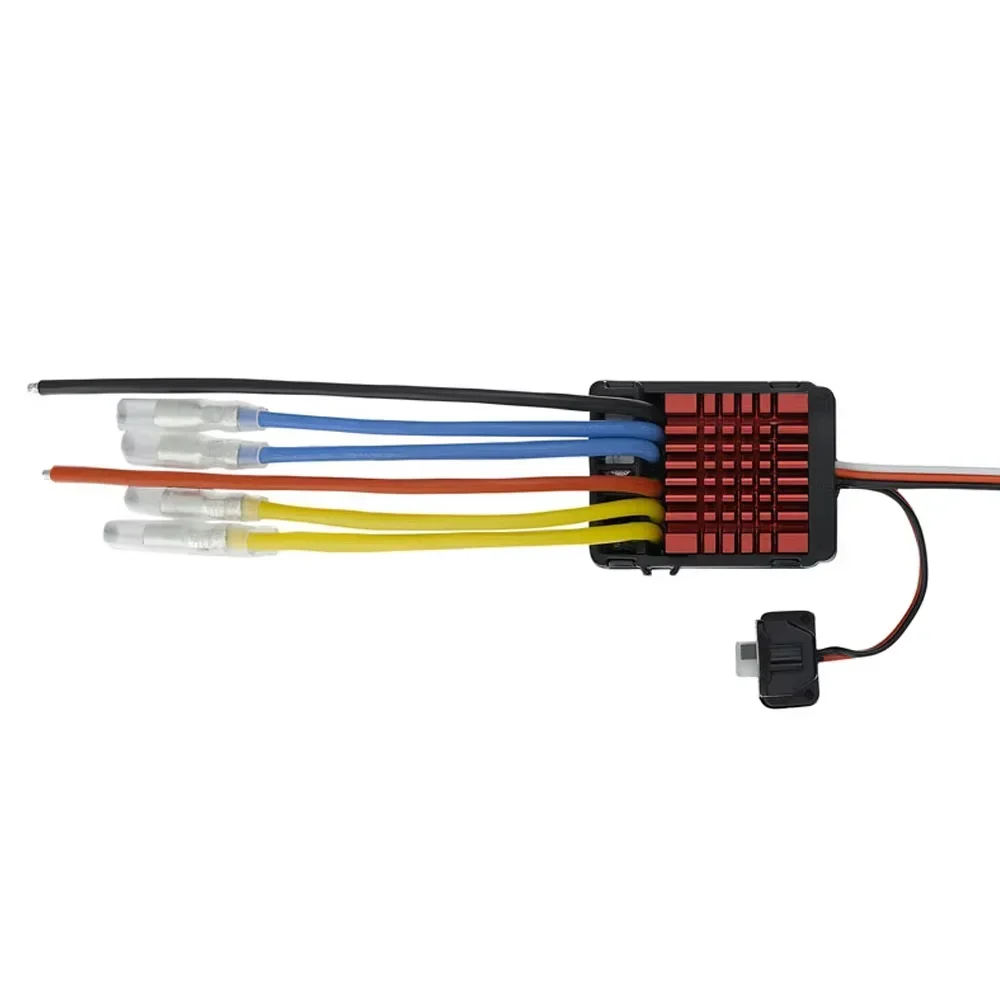 Hobbywing QuicRun WP 880 80A Dual Brushed 2-4S LiPo Waterproof ESC Speed Controller For 1/8 RC Car