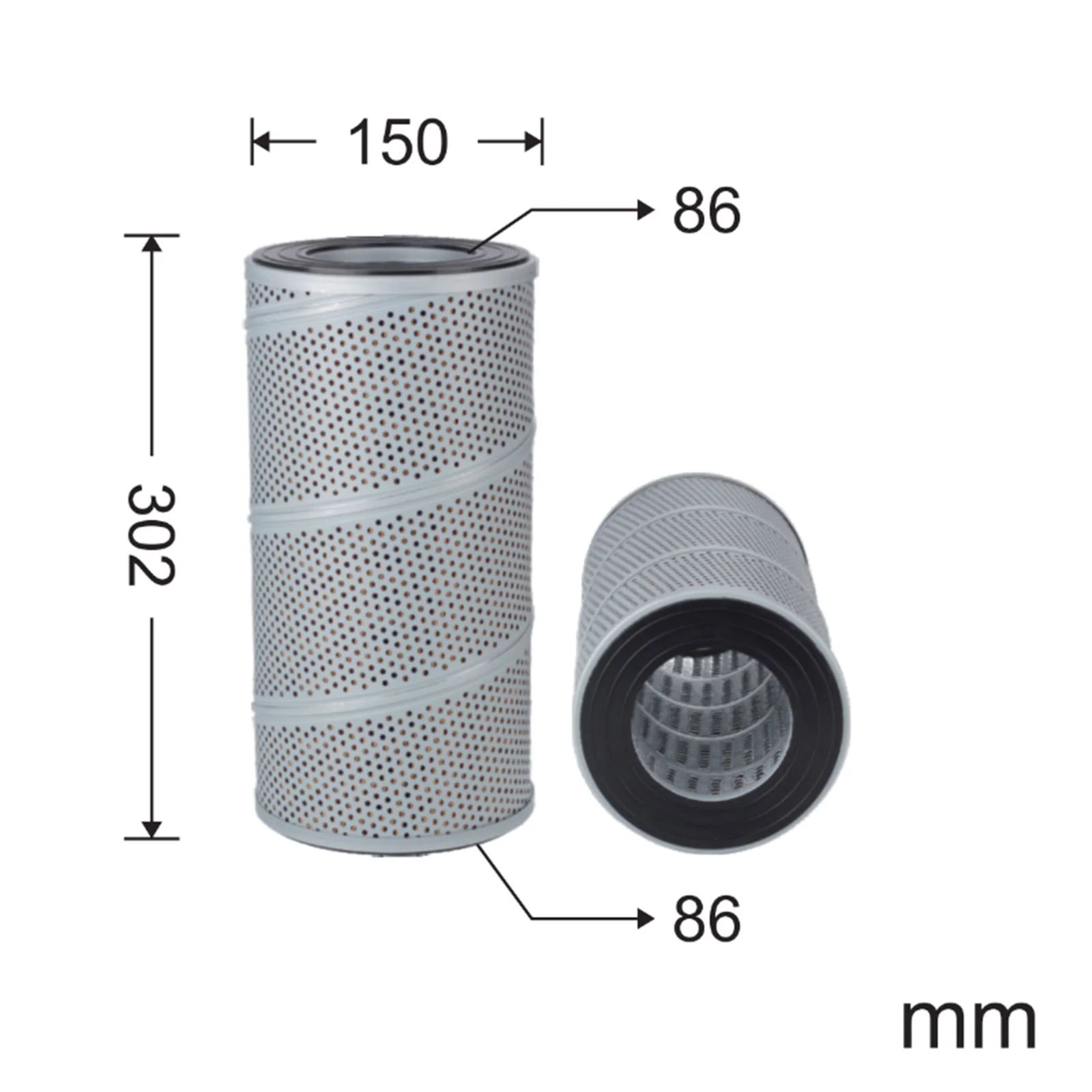 Hydraulic Filter P859 For Hyundai R130LC R130LC-3/5 R160LC-3 R160LC-7 Crawler Excavators