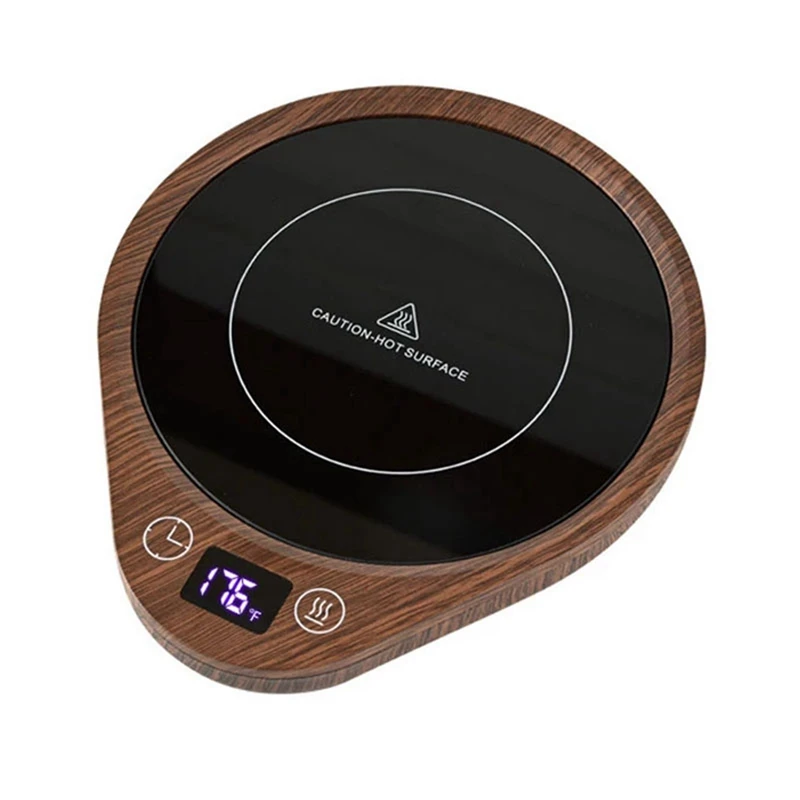 Подогреватель для кружки, подогреватель для кофе и чашки для рабочего стола с 3 настройками температуры, подогреватель для кофейной кружки с таймером