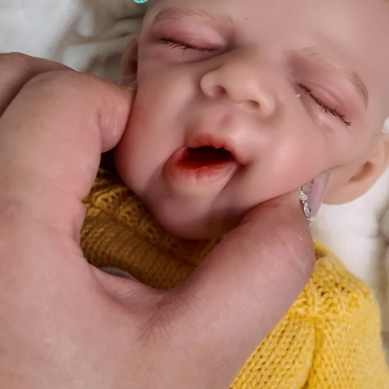 

30cm Sleeping Baby Pascale in Solid Silicone Body 12inch Bonecas Reborn Toys for Kids