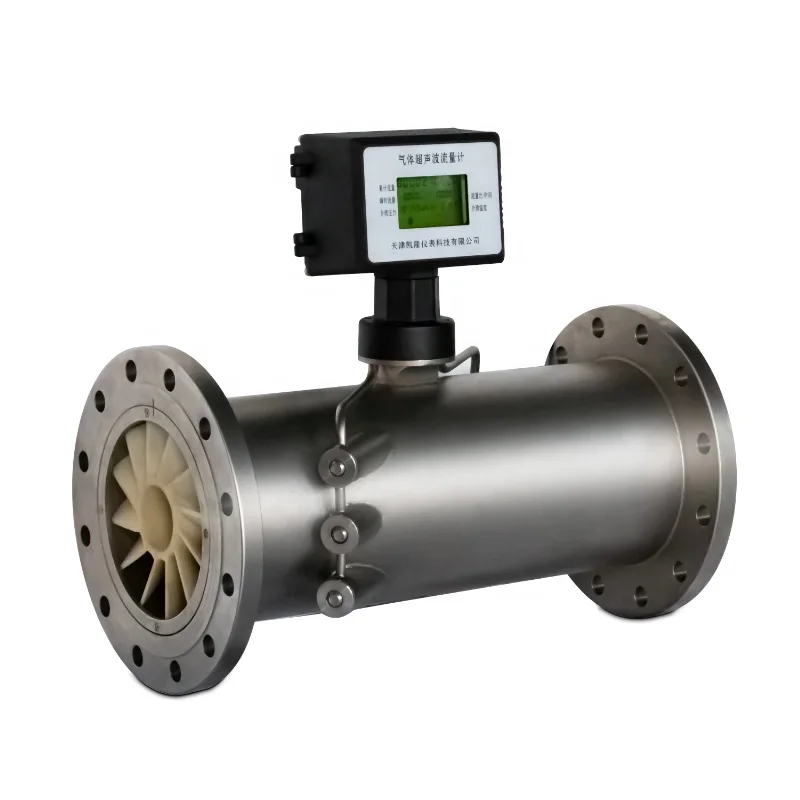 

High accuracy digital ultrasonic gas flow meter