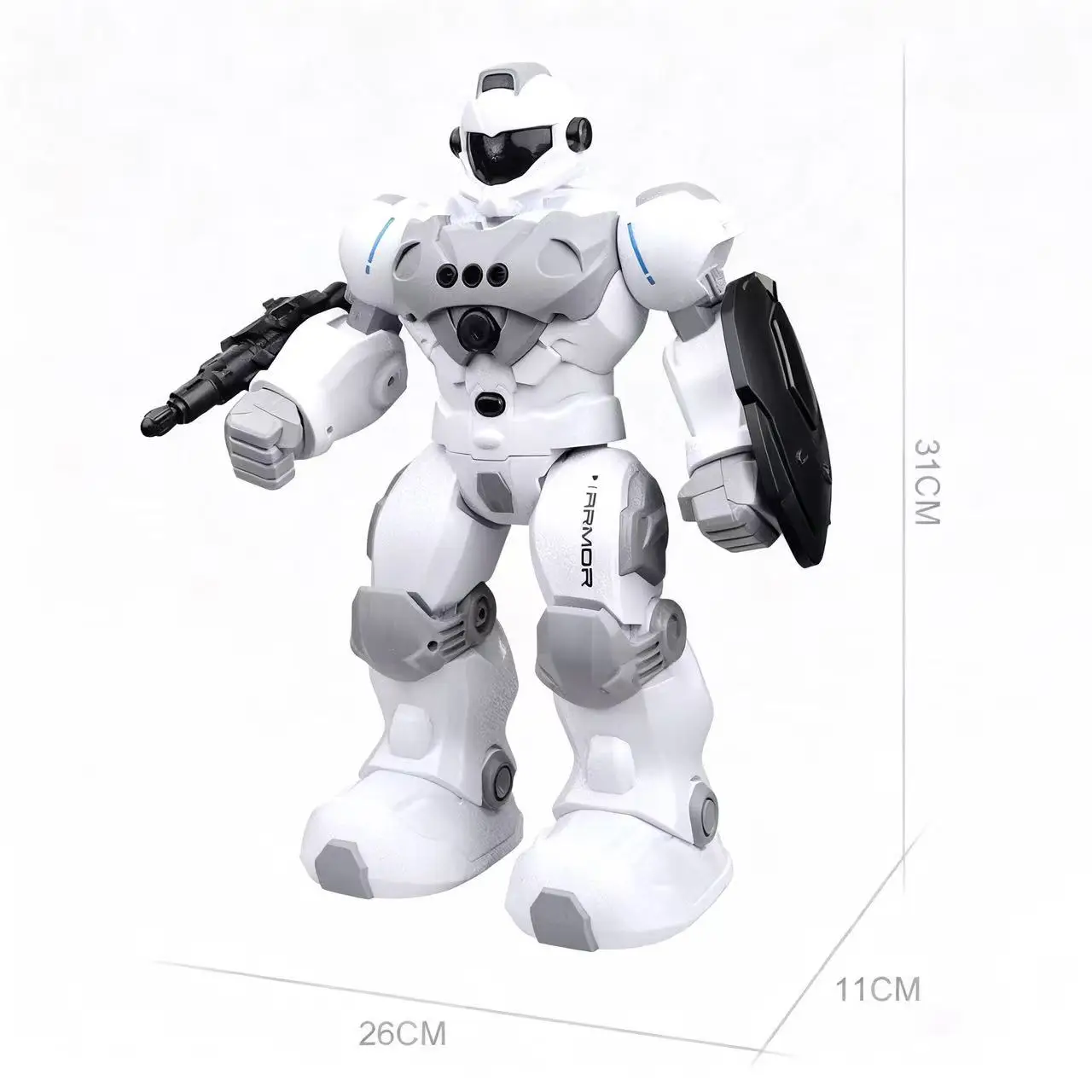 Programación de detección de gestos, Robot eléctrico inteligente con Control remoto, interruptor deslizante para caminar, bala de fuego, demostración automática, juguete de Robot RC para cantar y bailar