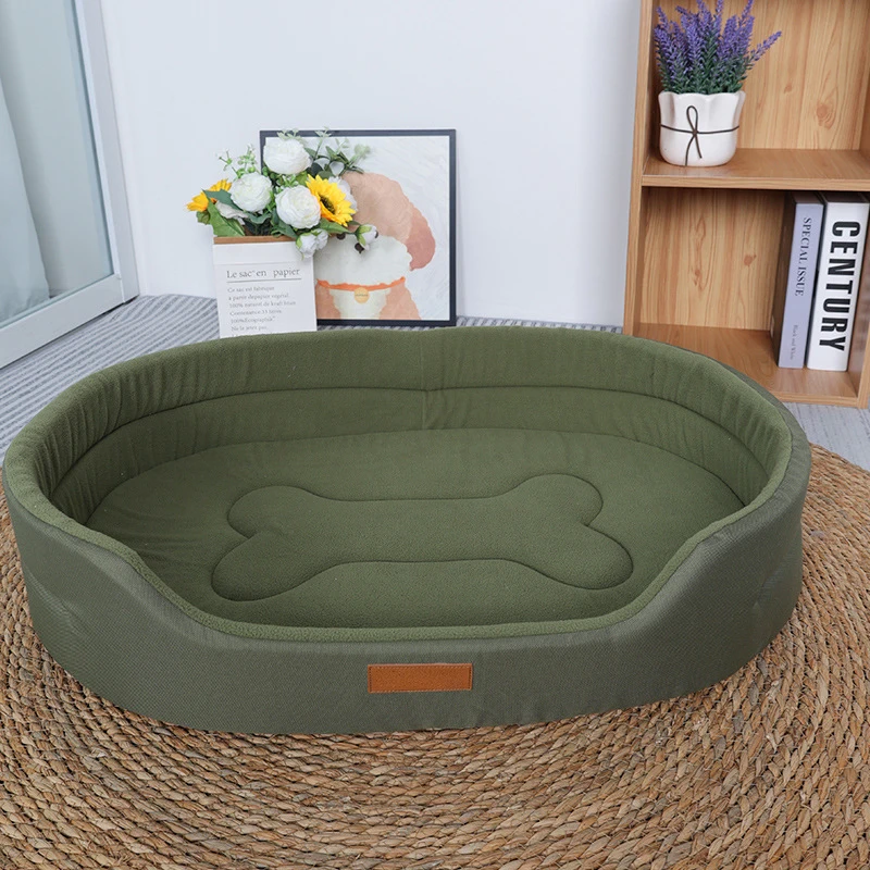 Dual Use Cat Dog Bed Waterproof 600D Oxford Cloth/Polar Fleece Double Sided Available Suitable for All Seasons Pet Accessories