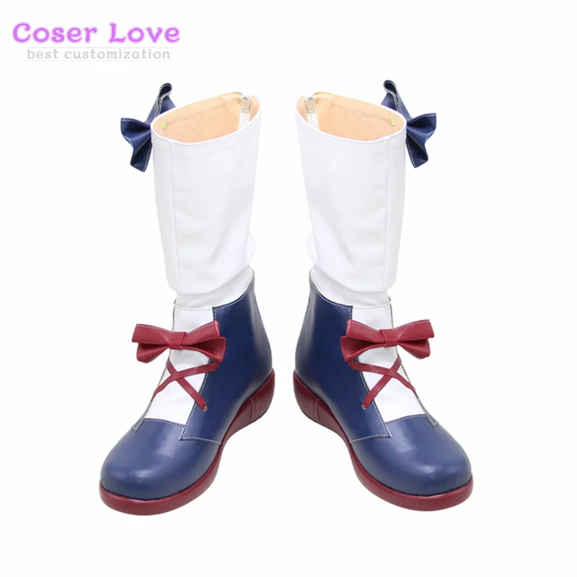 Virtual YouTuber Vtuber Nijisanji Gamers Sasaki Saku Oliver Evans Aiba Uiha Cosplay Shoes Boots Halloween Christmas Party Shoes