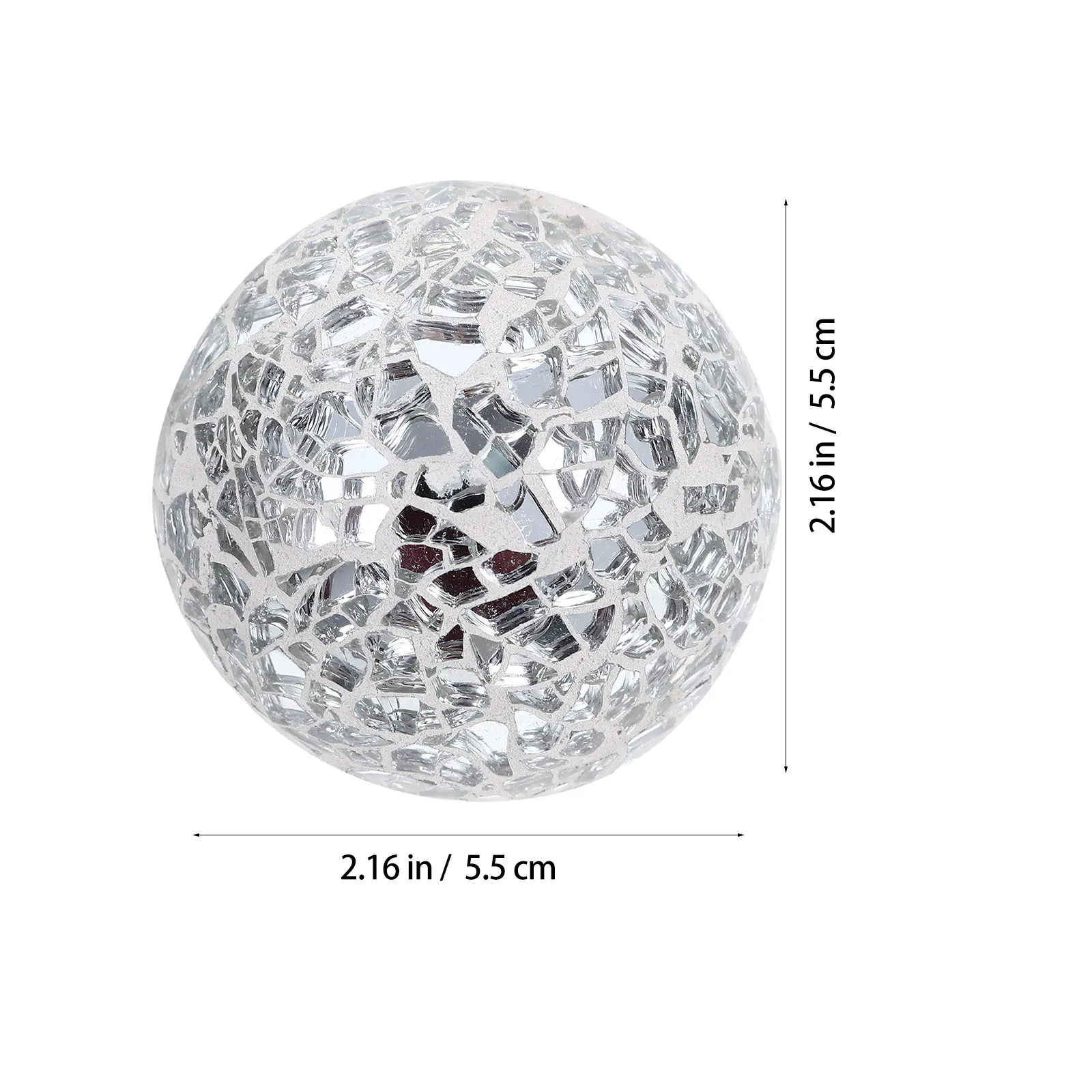 

3Pcs Christmas Balls Mosaic Xmas Tree Decoration Holiday Party Ornament Blue Ball Crafts for Home Christmas Balls