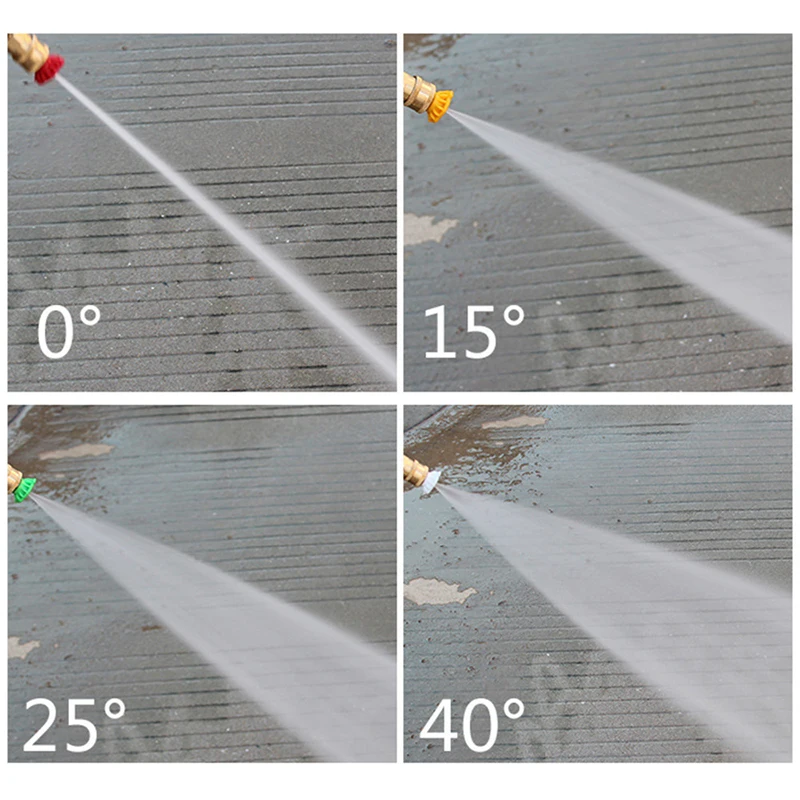 Take Your Cleaning Routine to the Next Level with 17cm High Pressure Washer Extension Rod 90 Degree Curve 5 Spray Nozzle Tips