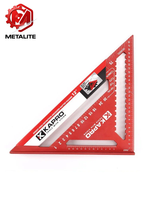 Kapro Triangle Ruler 7/12inch Thickened Aluminum Alloy Swanson Speed Square Metric Joiner Angle Marking Gauge For Woodworking