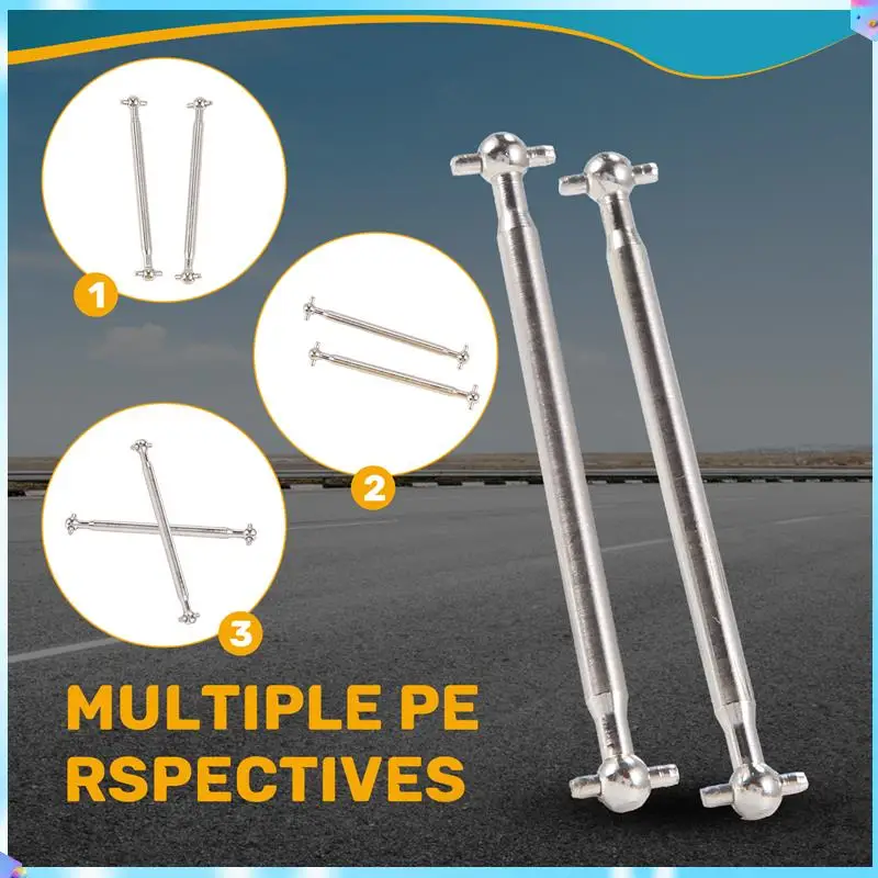 N93R 2 шт. металлический задний приводной вал QWJ03 для Xinlehong Hosim Q901 Q902 Q903 9130 9136 9137 1/16 запасные части для радиоуправляемых автомобилей
