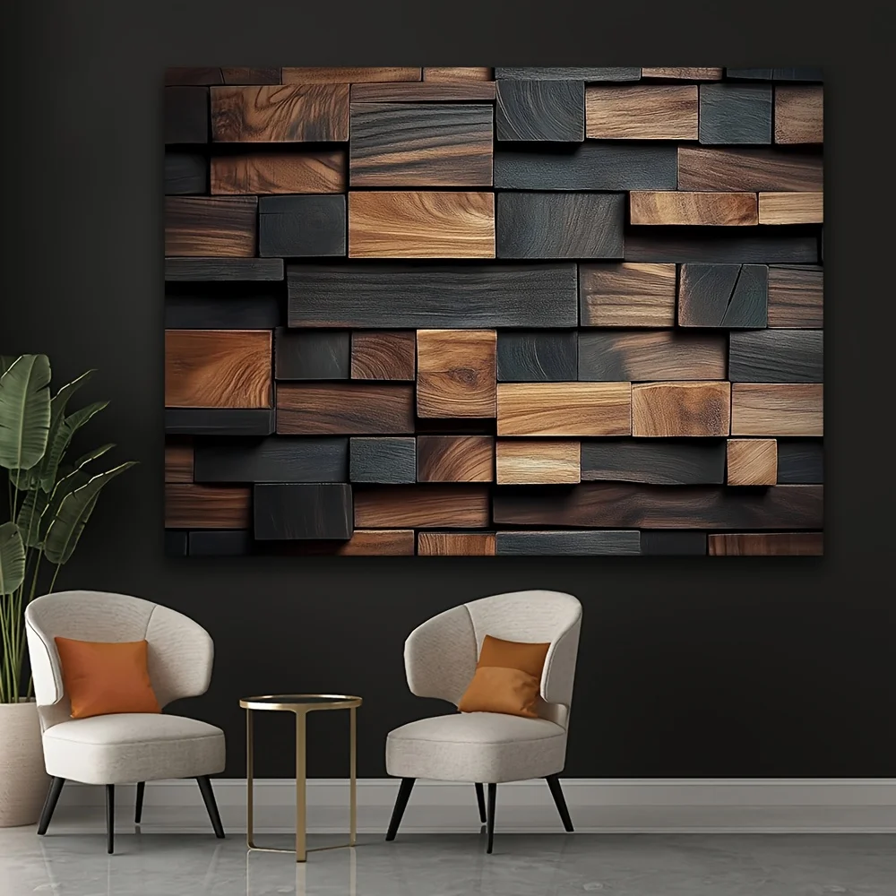 Vintage-Hintergrund aus braunem Holz und Polyester |   Design mit natürlicher Holzmaserung und Textur, vielseitiger Hintergrund