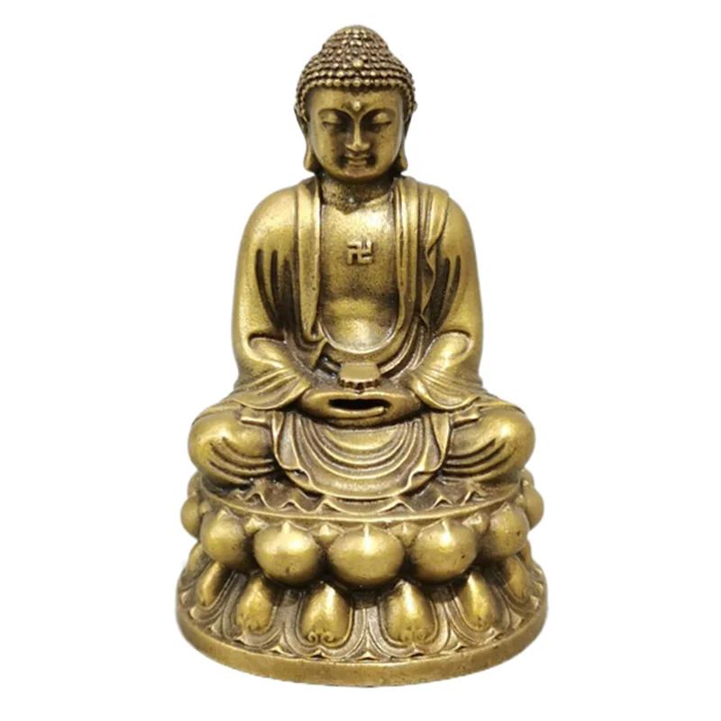 Archaize Bronze The Buddha Figurines Room Decor Handicraft Art Ornaments Statue Of Buddha Buddhism Home Decoration Accessories