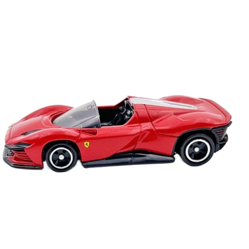 تاكارا تومي توميكا صندوق أحمر أبيض 46 فيراري دايتونا SP3 سبيكة سيارة لعبة مجسمة جمع رائعة الحلي القابلة للجمع #5