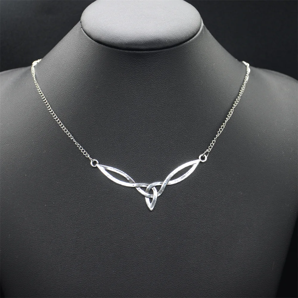 Classic Trinity Symbol Irish Knot Jewelry Ethnic Women Necklaces Pendants Vintage Jewlery - view 3
