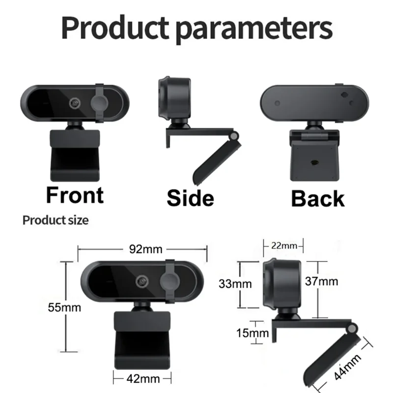 X64A-Live Video Calling 4K Autofocus Webcam 30Fps Full HD Microphone For Gaming Meeting Driver Free USB Plug Laptop PC Work