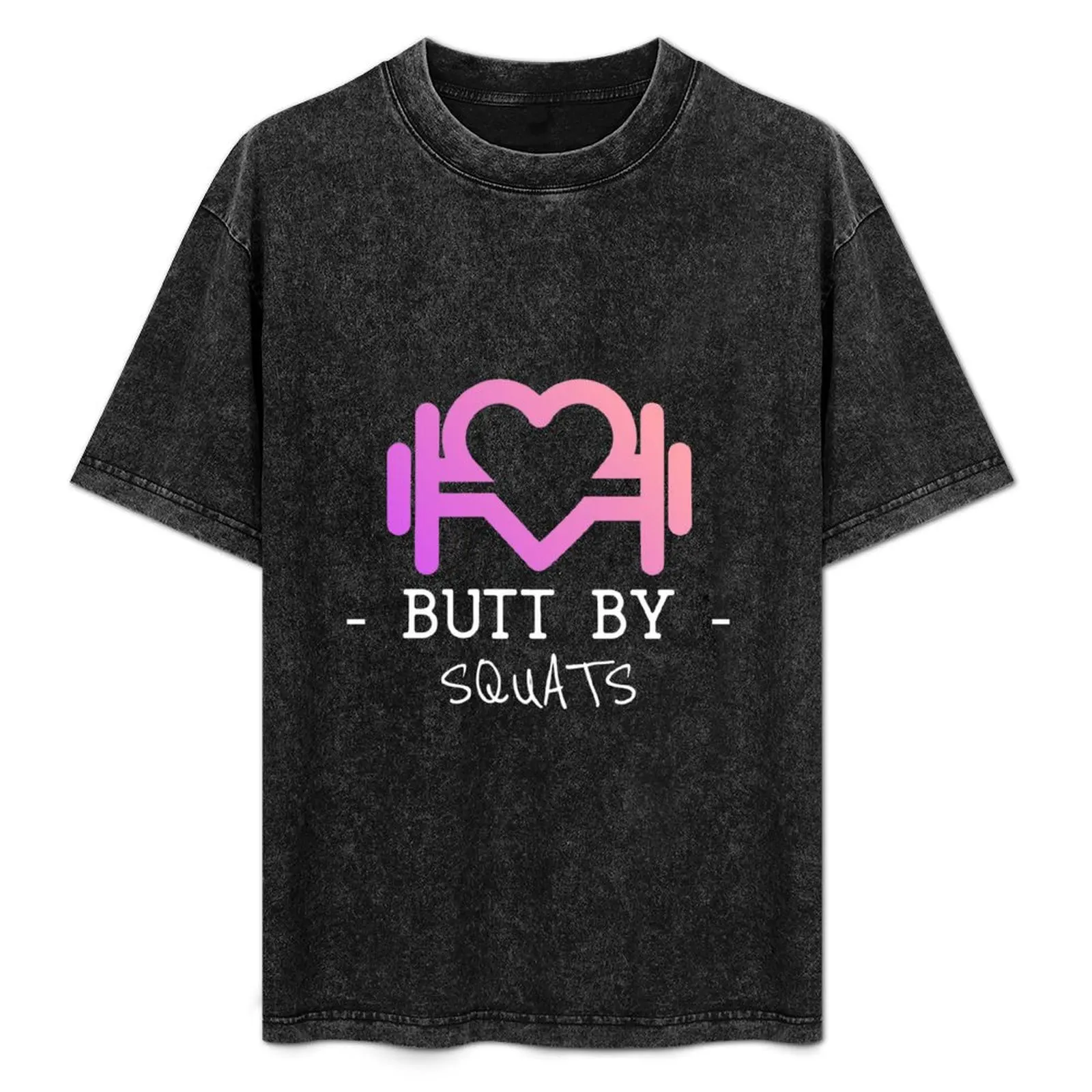 

Butt by Squats Funny Fitness T-Shirt Running Performance Short Sleeve Tee